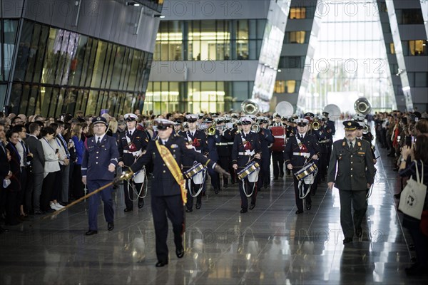 Ceremony to mark the 75th anniversary of the signing of the founding document of the North Atlantic Treaty. Brussels, 04.04.2024. Photographed on behalf of the Federal Foreign Office