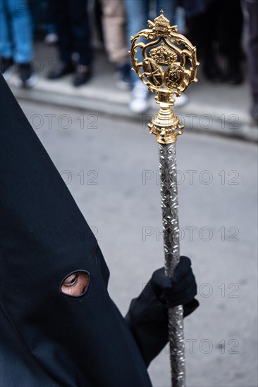 Good Friday procession in Barcelona, Spain, Europe