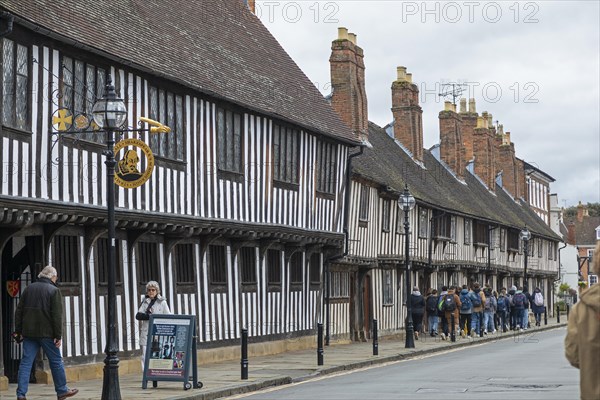 William Shakespeare's classroom and town hall, Stratford upon Avon, England, Great Britain