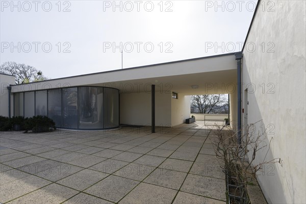 Entrance, Villa Tugendhat (architect Ludwig Mies van der Rohe, UNESCO World Heritage List), Brno, Jihomoravsky kraj, Czech Republic, Europe