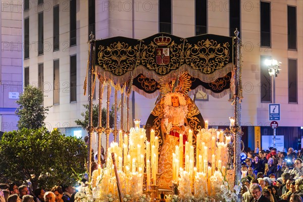 Good Friday procession in Barcelona, Spain, Europe