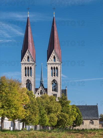 The Gothic Cathedral of St Stephen and St Sixtus, Halberstadt, Saxony-Anhalt, Germany, Europe