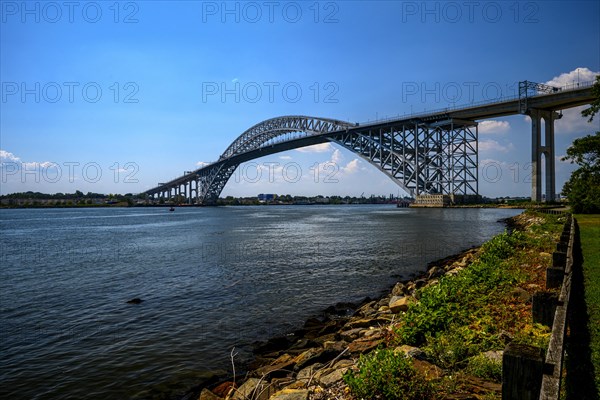 Bayonne Bridge from the Dennis P. Collins Park, Bayonne, NJ, USA, USA, North America