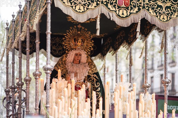 Good Friday procession in Barcelona, Spain, Europe