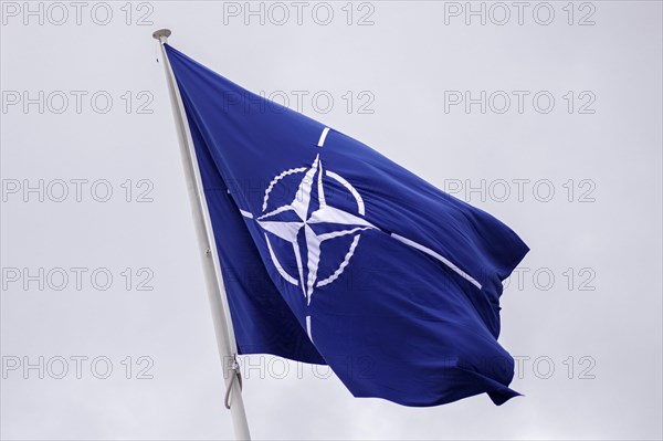 Symbolic image at the meeting of NATO foreign ministers. Brussels, 03.04.2024. Photographed on behalf of the Federal Foreign Office