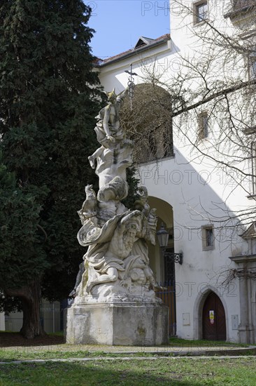 Mercury Fountain, Mendelianum, Brno, Jihomoravsky kraj, Czech Republic, Europe