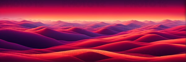 Thermal topography inspired abstract illustration, AI generated, pink, purple, altitude, map