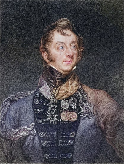 Charles William Doyle (1770-1842), British Lieutenant General, Historical, digitally restored reproduction from a 19th century original, Record date not stated
