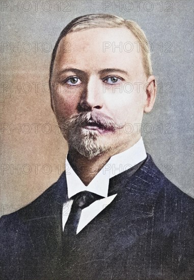 Jan Christiaan Smuts, 1870 to 1950, South African statesman and soldier, as he looked around 1915, Historical, digitally restored reproduction from a 19th century original, Record date not stated