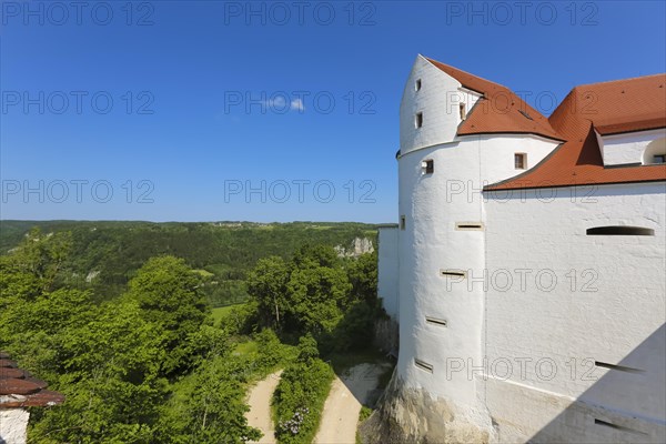 Wildenstein Castle, Spornburg, medieval castle complex, best preserved fortress from the late Middle Ages, today a youth hostel, historical buildings, architecture, Leibertingen, Sigmaringen district, Swabian Alb, Baden-Wuerttemberg, Germany, Europe