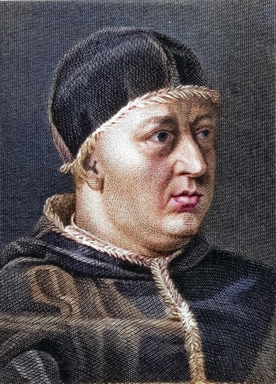 Pope Leo X, 1475-1521, Pope 1513-1521, originally called Giovanni De Medici, Historical, digitally restored reproduction from a 19th century original, Record date not stated