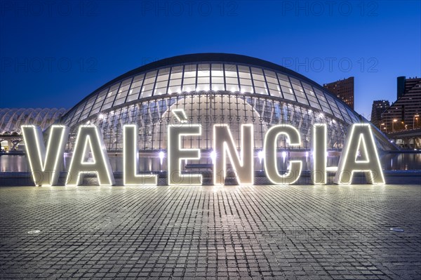 L'Hemisferic in the City of Arts and Sciences, Cuitat de les Arts i les Ciences, Valencia, Spain, Europe