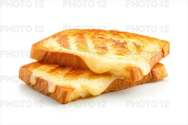 A grilled cheese sandwich with melted cheese oozing out, AI generated