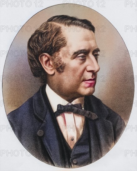 Jean-Joseph-Charles-Louis Blanc, 1811-1882, important orator, historian and French utopian socialist and founder of social democracy, Historical, digitally restored reproduction from a 19th century original, Record date not stated