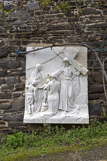 Stations of the Cross, Stations of the Cross, town wall, Conwy, Wales, Great Britain