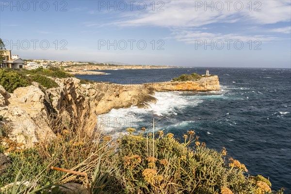 Amazing view of coastline in Porto Cristo, Mallorca, Spain, Europe