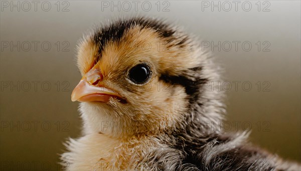 Agriculture, animals, chickens, portrait of a chick, chicks, chicken chicks, AI generated, AI generated