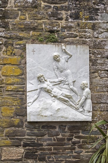 Stations of the Cross, Stations of the Cross, town wall, Conwy, Wales, Great Britain