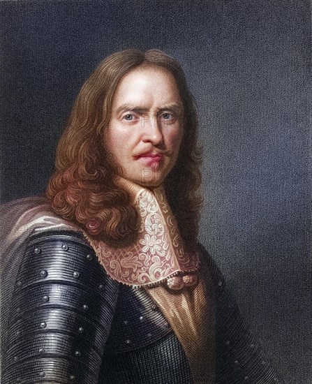Henri de La Tour d'Auvergne, vicomte de Turenne (born 11 September 1611 in Sedan, died 27 July 1675 near Sasbach, Baden) was a French military commander and Marshal of France, Historical, digitally restored reproduction from a 19th century original, Record date not stated