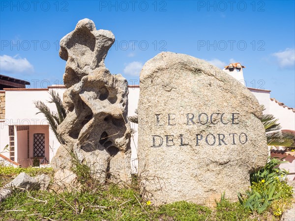 Rock formation. Le Rocce del Porto, Porto Cervo, panoramic view, Costa Smeralda, Sardinia, Italy, Europe