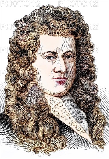 Samuel Pepys (pi?ps) (born 23 February 1633 in London, died 26 May 1703 in Clapham near London) was Chief Secretary to the Admiralty, President of the Royal Society and Member of the House of Commons, Historical, digitally restored reproduction from a 19th century original, Record date not stated