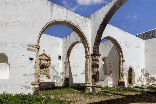 Ruins of the Iglesia Conventual de San Buenaventura, Ruins Convento de Buenaventura, former Franciscan monastery, Betancuria, Fuerteventura, Canary Islands, Spain, Europe