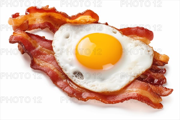 Sizzling Bacon and Egg Breakfast, AI generated