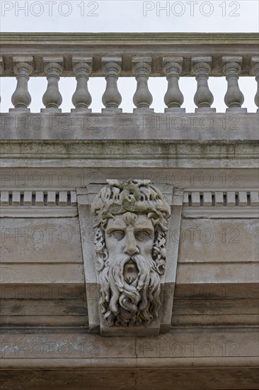 Neptune picture in the harbour, Folkestone, Kent, Great Britain