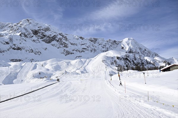 Airolo Buegellift ski area, Airolo, Switzerland, Europe
