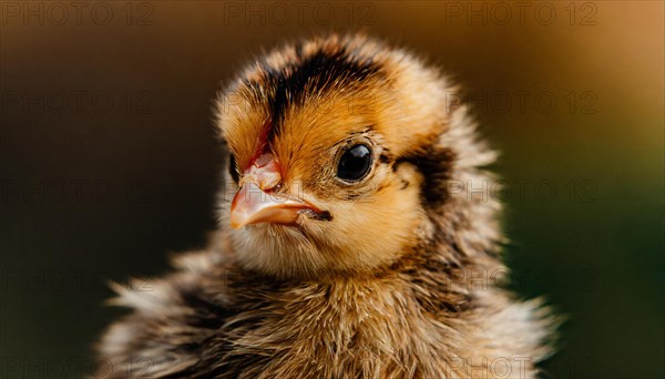 Agriculture, animals, chickens, portrait of a chick, chicks, chicken chicks, AI generated, AI generated