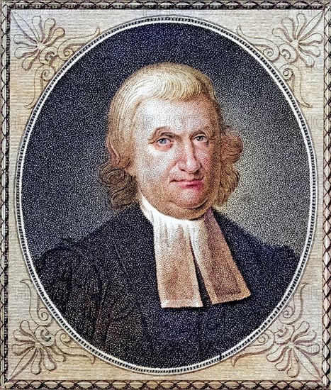 Dr John Witherspoon, 1723 to 1794, American clergyman, statesman and founding father Signer of the Declaration of Independence, Historical, digitally restored reproduction from a 19th century original, Record date not stated