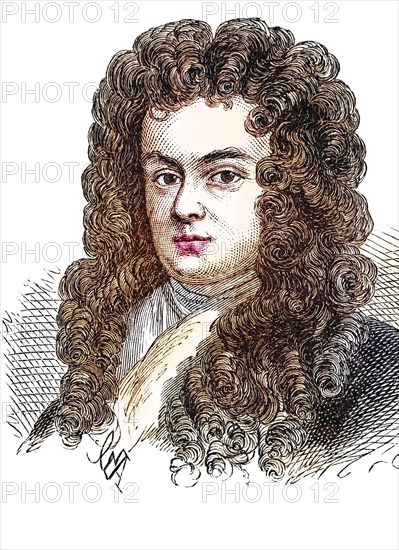 John Somers, 1st Baron Somers (1651-1716), British Baron, Historical, digitally restored reproduction from a 19th century original, Record date not stated