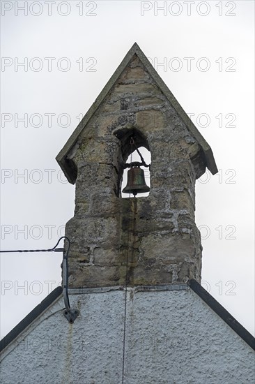 Bell tower, Malltraeth, Isle of Anglesey, Wales, Great Britain
