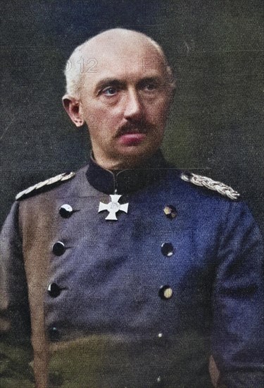 Otto von Below, 1857, 1944, German General in the First World War, Historical, digitally restored reproduction from a 19th century original, Record date not stated