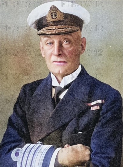 Admiral Sir Henry Bradwardine Jackson, 1855 to 1929, First Sea Lord of the Admiralty, Historical, digitally restored reproduction from a 19th century original, Record date not stated