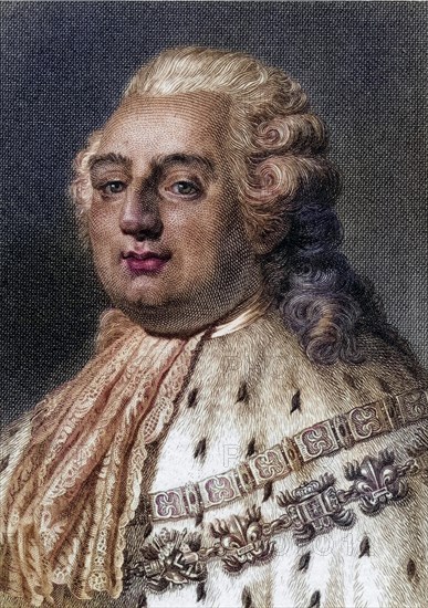 Louis XVI, 1754-1793, King of France 1774-1792, Historical, digitally restored reproduction from a 19th century original, Record date not stated