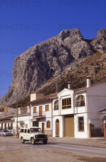 Street in the village of Alhama di Granada, Andalusia, Spain, Southern Europe, Scanned thumbnail slide, Europe