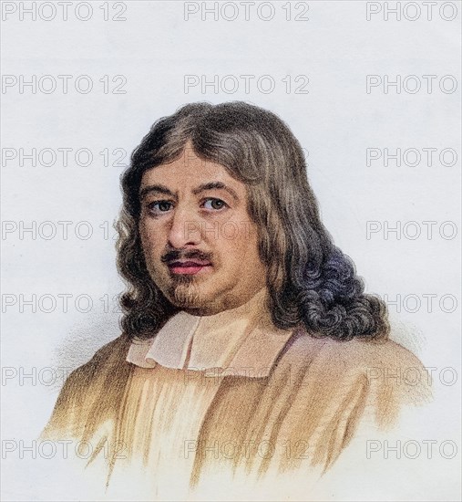 John Bunyan, 1628-1688, author of The Pilgrim's Progress, Historical, digitally restored reproduction from a 19th century original, Record date not stated