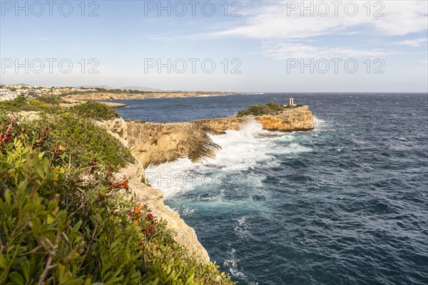 Amazing view of coastline in Porto Cristo, Mallorca, Spain, Europe