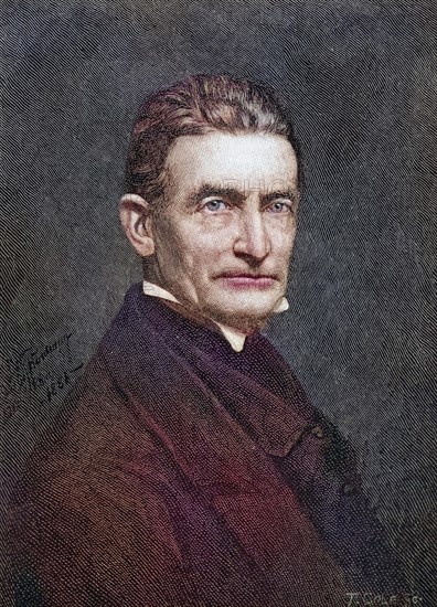 John Brown, 1800, 1859, White American abolitionist, Historical, digitally restored reproduction from a 19th century original, Record date not stated