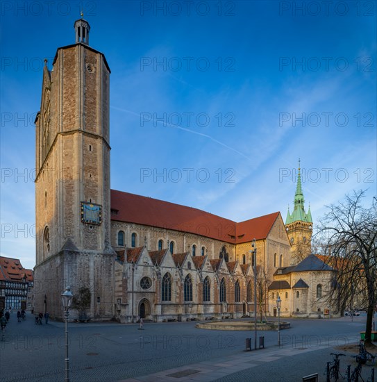 Brunswick Cathedral, also known as the Cathedral Church of St Blasii in Brunswick and formerly the Collegiate Church of St Blasius and St John the Baptist, Brunswick, Lower Saxony, Germany, Europe