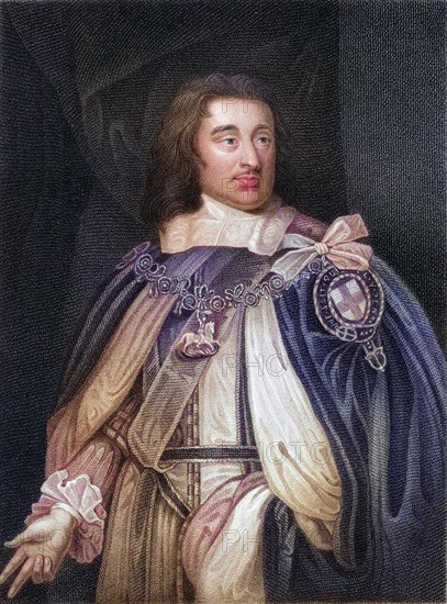 George Monck, 1st Duke of Albemarle, also Monk (born 6 December 1608 in Potheridge, Devonshire, died 3 January 1670 in London) was a general in the English Civil War, Historical, digitally restored reproduction from a 19th century original, Record date not stated