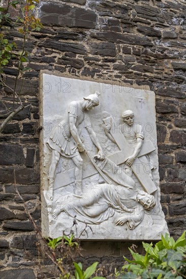 Stations of the Cross, Stations of the Cross, town wall, Conwy, Wales, Great Britain