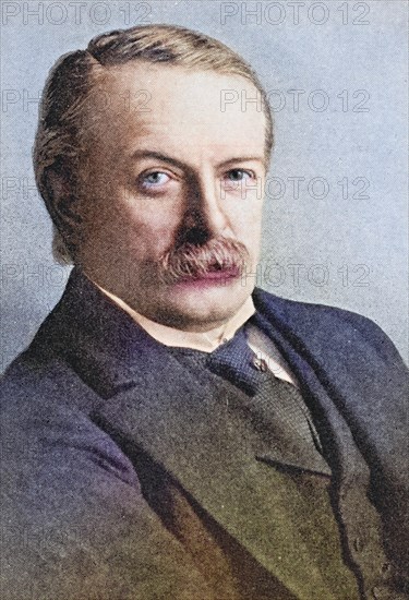 David Lloyd George, 1863 to 1945, British politician, Historical, digitally restored reproduction from a 19th century original, Record date not stated