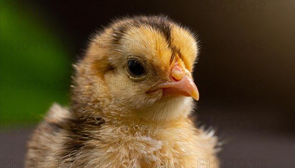 Agriculture, animals, chickens, portrait of a chick, chicks, chicken chicks, AI generated, AI generated