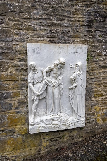 Stations of the Cross, Stations of the Cross, town wall, Conwy, Wales, Great Britain