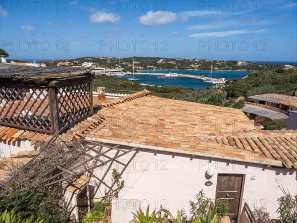 View of the marina, Porto Cervo, Costa Smeralda, Sardinia, Italy, Europe