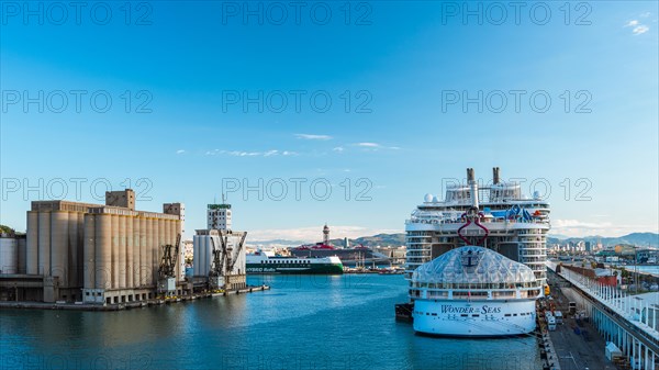 Wonder of the Seas in Cruise Ship Terminal, Barcelona, Spain, Europe