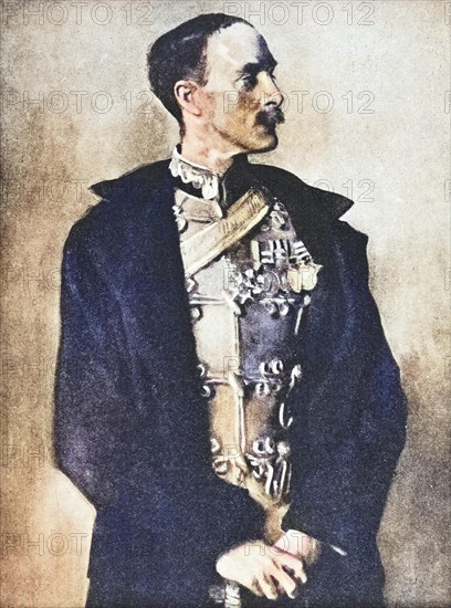 General Sir Ian Standish Monteith Hamilton, 1851 to 1947, British General, Historical, digitally restored reproduction from a 19th century original, Record date not stated
