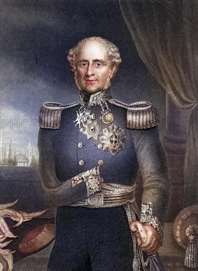 Fitzroy James Henry Somerset, 1st Baron Raglan, Lord Raglan, 1788-1855, English soldier and commander-in-chief during the Crimean War, Historical, digitally restored reproduction from a 19th century original, Record date not stated